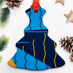 Background Wallpaper Colors Color Christmas Tree Ornament (two Sides) by Sapixe