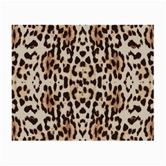 Pattern Leopard Skin Background Small Glasses Cloth (2-side) by Sapixe