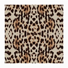 Pattern Leopard Skin Background Medium Glasses Cloth (2-side) by Sapixe