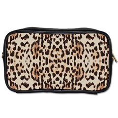 Pattern Leopard Skin Background Toiletries Bag (two Sides)