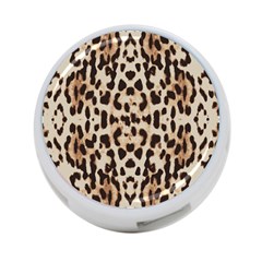 Pattern Leopard Skin Background 4-port Usb Hub (two Sides) by Sapixe