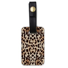 Pattern Leopard Skin Background Luggage Tags (one Side)  by Sapixe