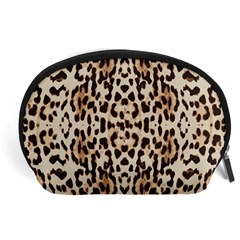 Pattern Leopard Skin Background Accessory Pouch (large) by Sapixe