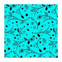 Pattern Flowers Flower Texture Medium Glasses Cloth (2-side) by Sapixe