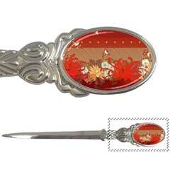 Abstract Background Flower Design Letter Opener by Sapixe