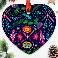 Pattern Nature Design Patterns Heart Ornament (two Sides)