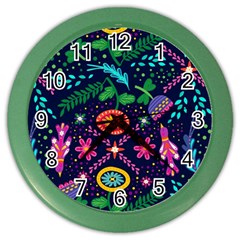 Pattern Nature Design Patterns Color Wall Clock by Sapixe