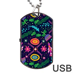 Pattern Nature Design Patterns Dog Tag Usb Flash (one Side) by Sapixe