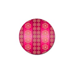 Background Pattern Pink Wallpaper Golf Ball Marker by Sapixe