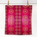 Background Pattern Pink Wallpaper Face Towel Front