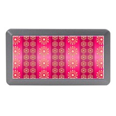 Background Pattern Pink Wallpaper Memory Card Reader (mini)