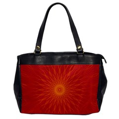 Background Rays Sun Oversize Office Handbag