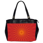 Background Rays Sun Oversize Office Handbag (2 Sides) Front