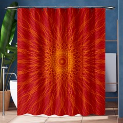 Background Rays Sun Shower Curtain 60  X 72  (medium)  by Sapixe