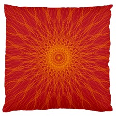 Background Rays Sun Large Cushion Case (two Sides) by Sapixe