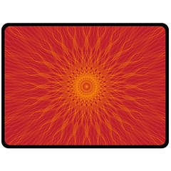 Background Rays Sun Double Sided Fleece Blanket (large)  by Sapixe