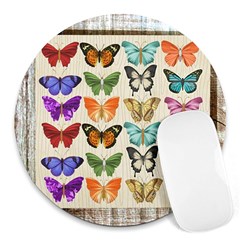 Butterfly 1126264 1920 Round Mousepads by vintage2030