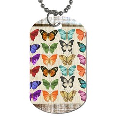 Butterfly 1126264 1920 Dog Tag (one Side) by vintage2030