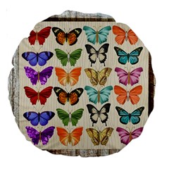 Butterfly 1126264 1920 Large 18  Premium Round Cushions by vintage2030