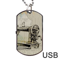 Sewing 1123716 1920 Dog Tag Usb Flash (one Side) by vintage2030