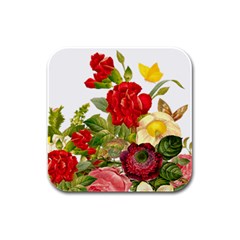 Flower Bouquet 1131891 1920 Rubber Square Coaster (4 Pack)  by vintage2030