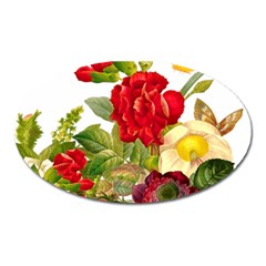 Flower Bouquet 1131891 1920 Oval Magnet by vintage2030