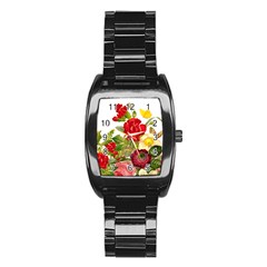 Flower Bouquet 1131891 1920 Stainless Steel Barrel Watch by vintage2030