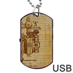 Vintage 1123731 1920 Dog Tag Usb Flash (two Sides) by vintage2030