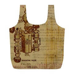 Vintage 1123731 1920 Full Print Recycle Bag (l) by vintage2030