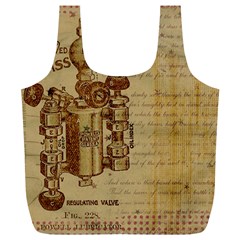 Vintage 1123731 1920 Full Print Recycle Bag (xl) by vintage2030