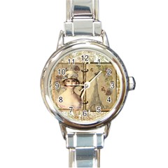 Paris 1122617 1920 Round Italian Charm Watch