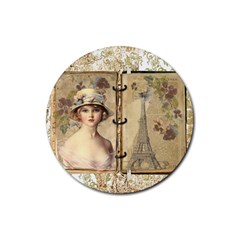 Paris 1122617 1920 Rubber Coaster (round)  by vintage2030