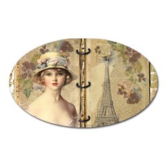 Paris 1122617 1920 Oval Magnet by vintage2030