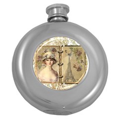 Paris 1122617 1920 Round Hip Flask (5 Oz) by vintage2030