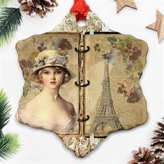 Paris 1122617 1920 Snowflake Ornament (Two Sides)