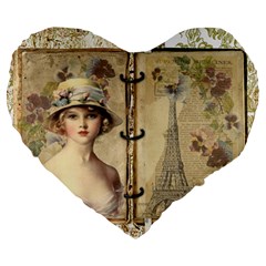 Paris 1122617 1920 Large 19  Premium Heart Shape Cushions by vintage2030