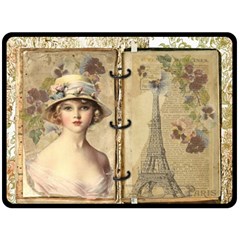 Paris 1122617 1920 Double Sided Fleece Blanket (large)  by vintage2030