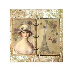 Paris 1122617 1920 Small Satin Scarf (square) by vintage2030