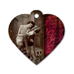 Vintage 1217079 1920 Dog Tag Heart (one Side) by vintage2030