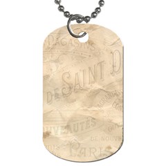 Paris 1118815 1280 Dog Tag (one Side) by vintage2030