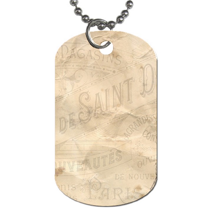 Paris 1118815 1280 Dog Tag (One Side)