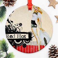 Retro 1112777 1920 Ornament (round) by vintage2030