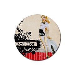 Retro 1112777 1920 Rubber Round Coaster (4 Pack)  by vintage2030