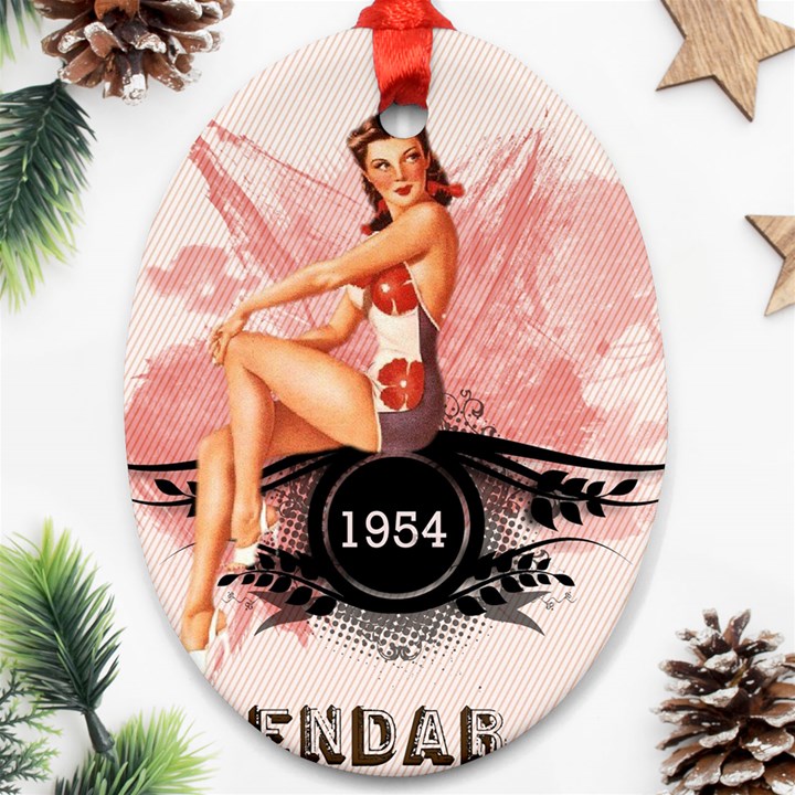 Retro 1112778 1920 Ornament (Oval)