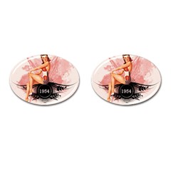 Retro 1112778 1920 Cufflinks (oval) by vintage2030