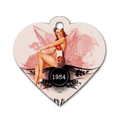 Retro 1112778 1920 Dog Tag Heart (one Side) by vintage2030