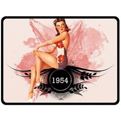 Retro 1112778 1920 Fleece Blanket (large)  by vintage2030