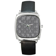 Damask 937606 960 720 Square Metal Watch by vintage2030