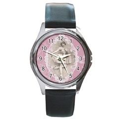 Lady 1112861 1280 Round Metal Watch by vintage2030