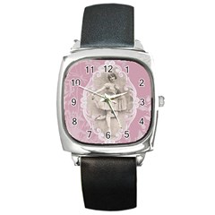 Lady 1112861 1280 Square Metal Watch by vintage2030